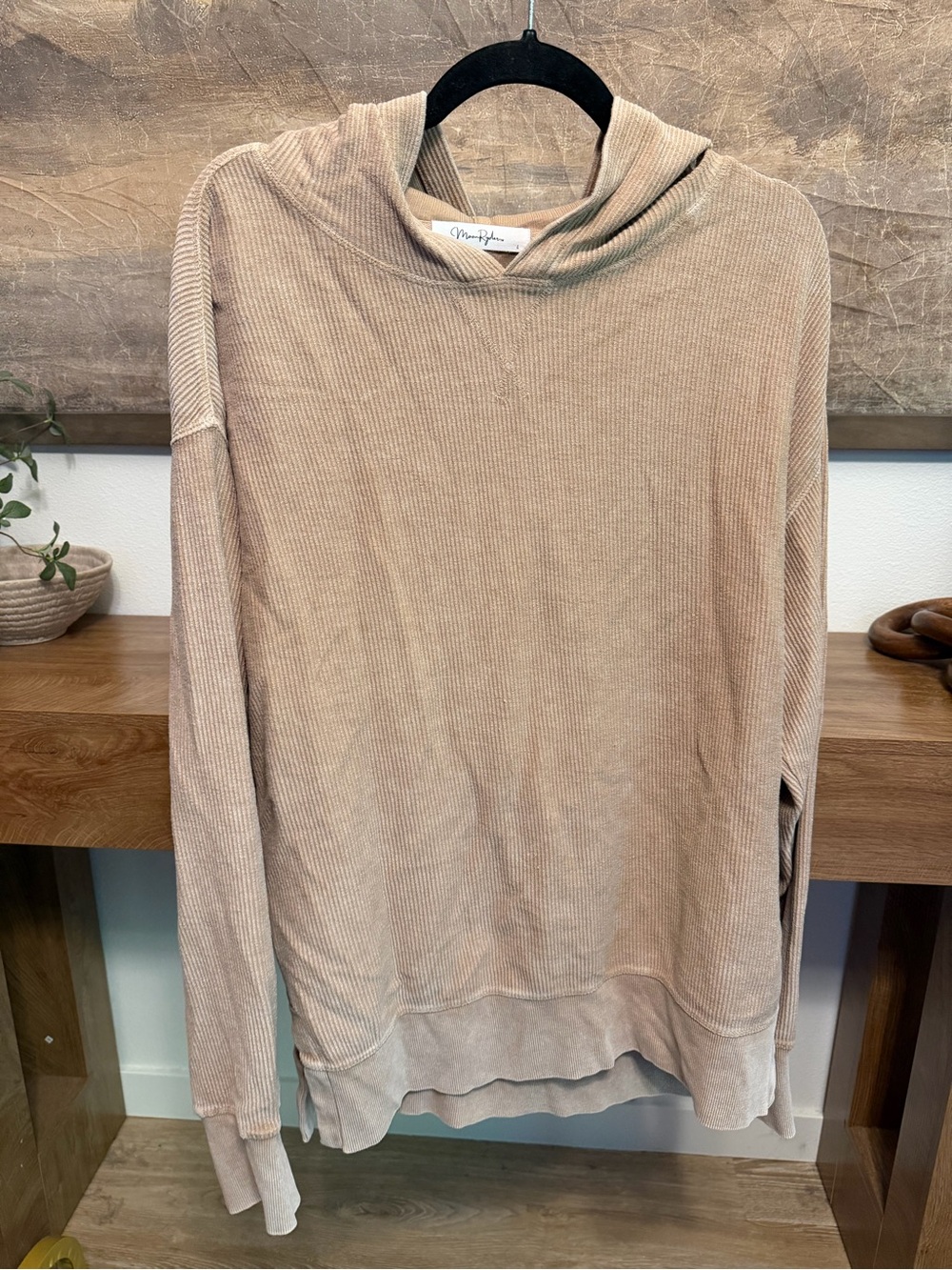 Moon Ryder Luxury Corded Hoodie Oversized size L